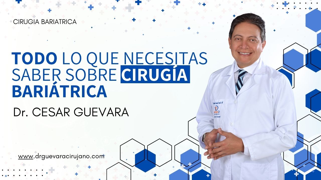 Dr. César Guevara explicando qué es la cirugía bariátrica en Bogotá, Colombia.